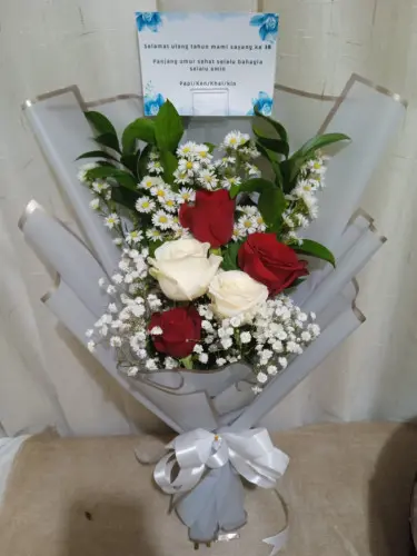 Buket Bunga belendung Cepat