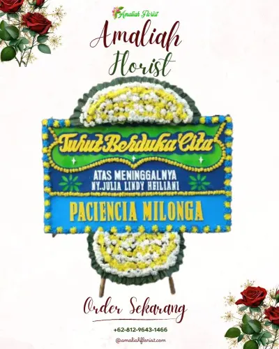 Papan Bunga Duka belendung