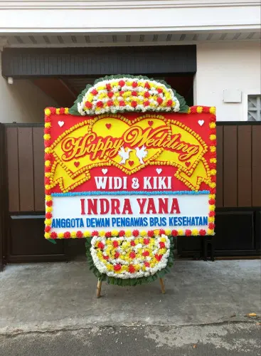 Papan Bunga Pernikahan belendung
